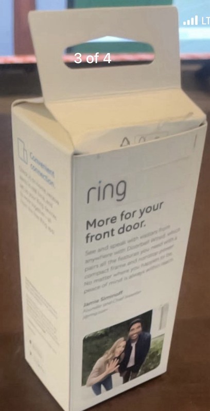 Ring Battery Doorbell Smart Wifi Video Doorbell with Two-way Talk Satin Nickel gallery