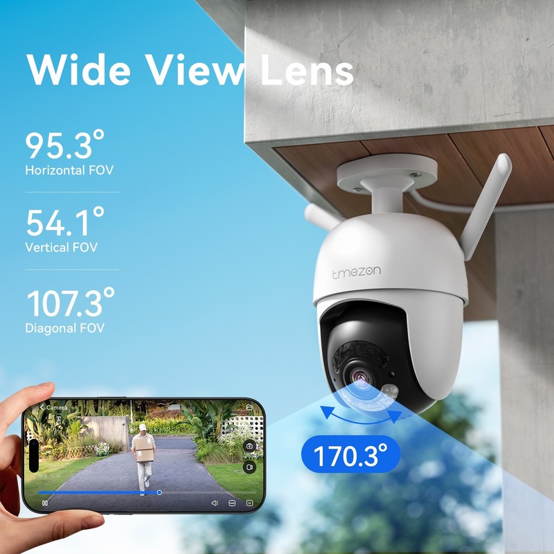 Wireless 8MP Security Camera System 10CH Wifi NVR 2-Way Audio 24/7 Recording 2TB gallery