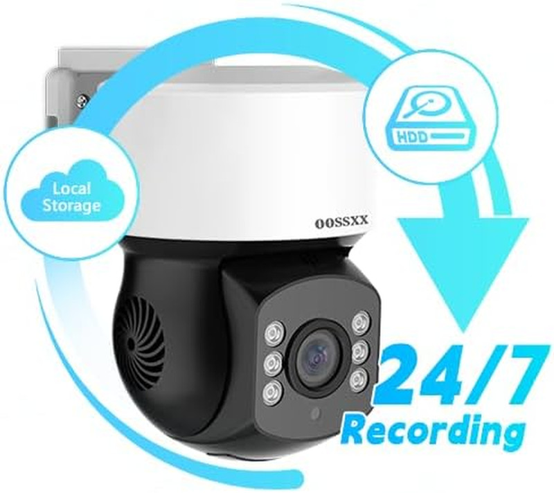 1080P PTZ Wired Security Camera System with 10" IPS Monitor, 8CH Expandable DVR gallery