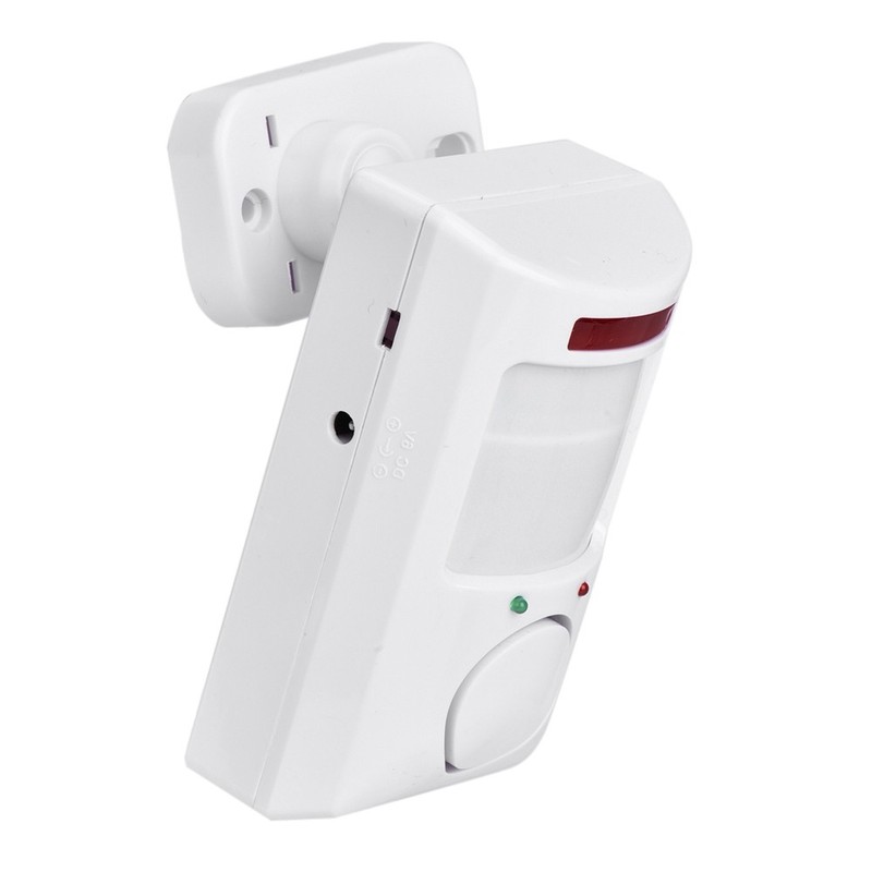 105dB Wireless Alarm System Infrared Motion Sensor Detector Wall Alert Home NEW