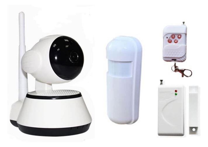 Complete Smart Security Alarm System with Camera + Remote Sensors + Siren