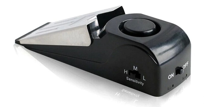 Door Stop Security Alarm Wedge Stopper Portable Home Hotel Travel Anti‑Theft 