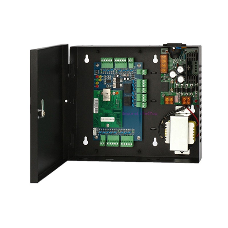 TCP/IP 2 Doors Entry Access Control Systems Kit Deadbolt Electric Drop Bolt Lock gallery