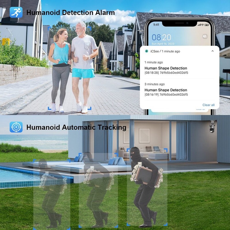 Camara De Seguridad WIFI Exterior 1080P HD Inalambrica Con Vision Nocturna Video gallery