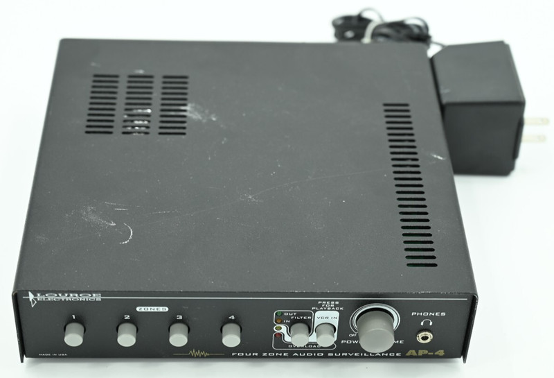 Louroe AP-4 Four Zone Audio Surveillance Monitoring Base Station