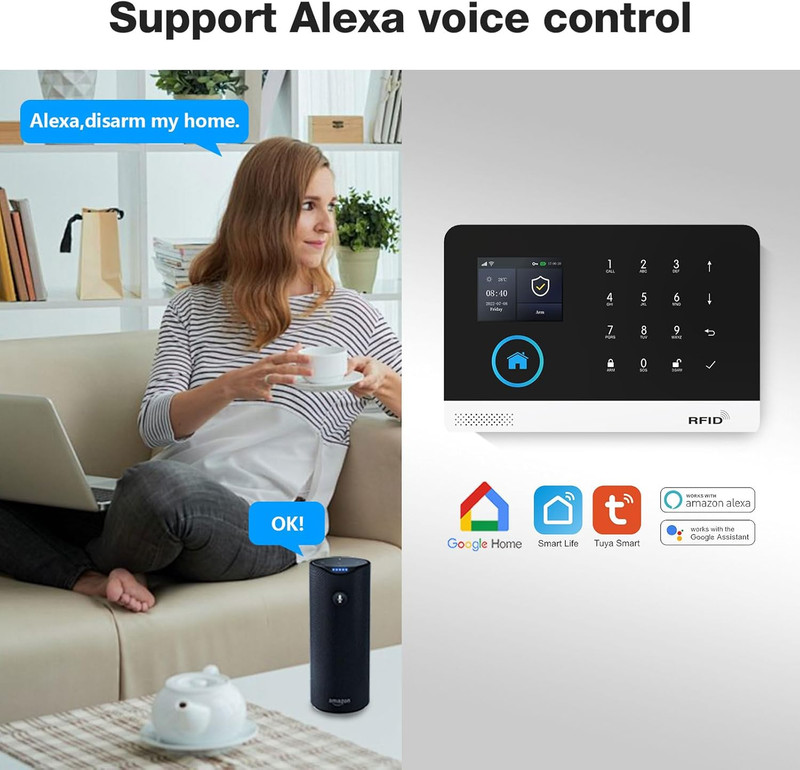 Home Security Systems for House, Wireless Home Security Alarm System, Door/Windo gallery