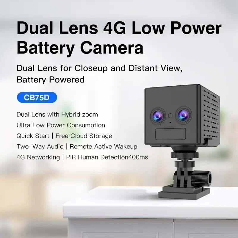 Vstarcam CB75D 4g Mini Camera | 6x Zoom Indoor Motion Detection
