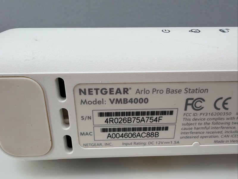 ARLO PRO BASE STATION VMB4000 - NO POWER CORD INCLUDED - Untested gallery