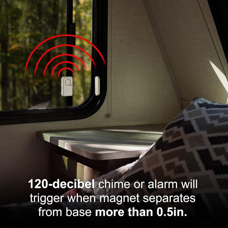 Two-Pack GE Personal Security Alarms for Windows and Doors with Chime Function gallery