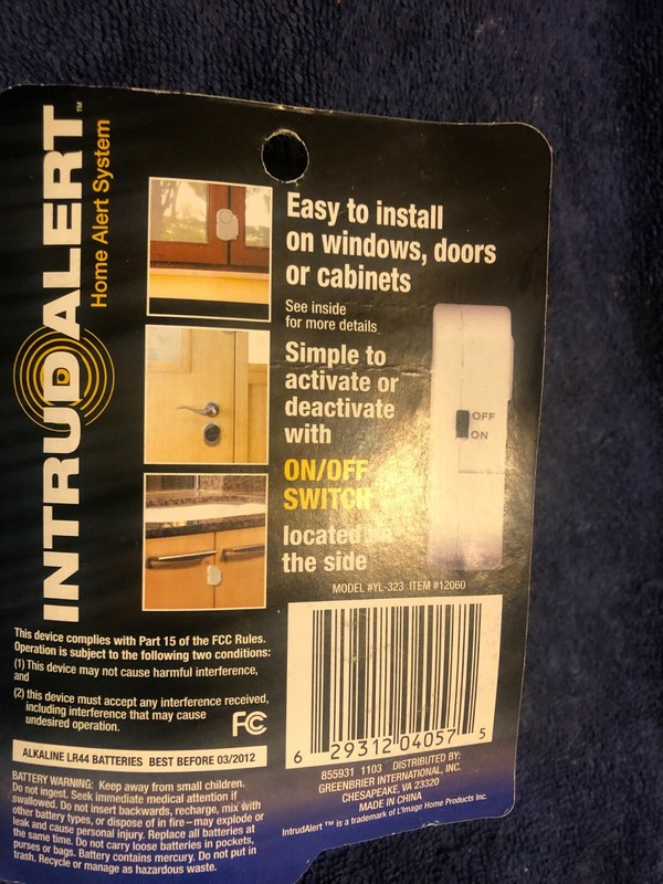 Intruder Alert Alarm Portable, New & Easy to Install! gallery