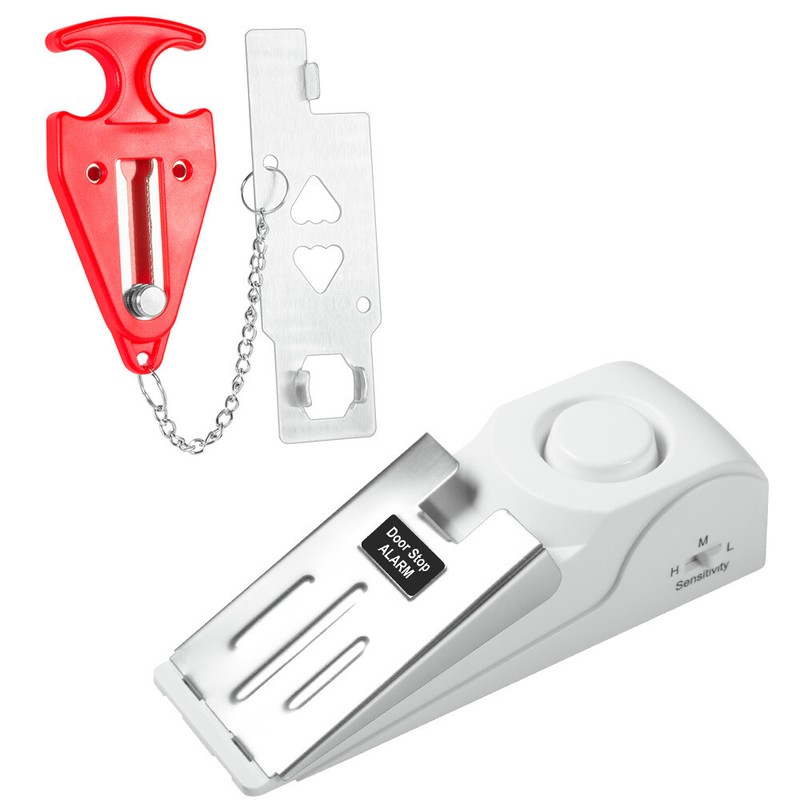 KERUI Security Door Lock Door Stop Alarm Stopper Security System Alarm Safety US