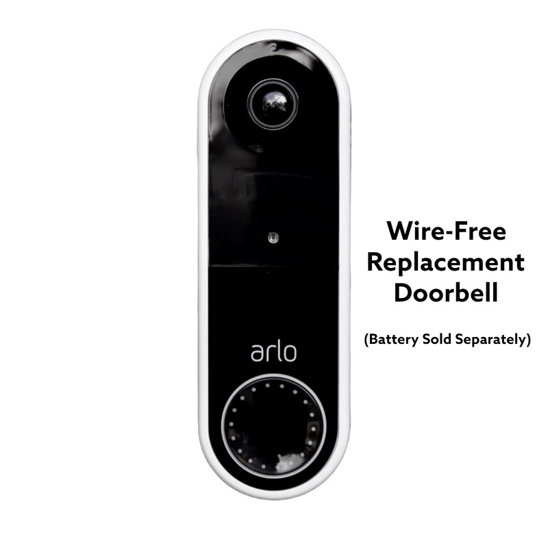 Arlo Essential Wireless Video Doorbell Replacement Unit - Battery Not Included