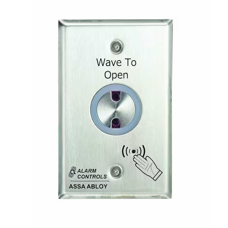 Alarm Controls Nts-1 Exit Motion Sensor, Single Gang, Silver