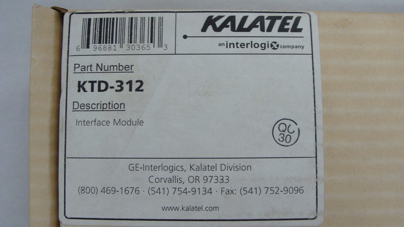 GE INTERLOGIX KALATEL KTD-312 INTERFACE MODULE NEW