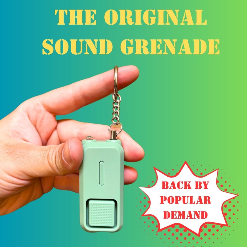 Sound Grenade By 130db Emergency Alarm For Camping & Hiking Tripwire Alarm Bear gallery