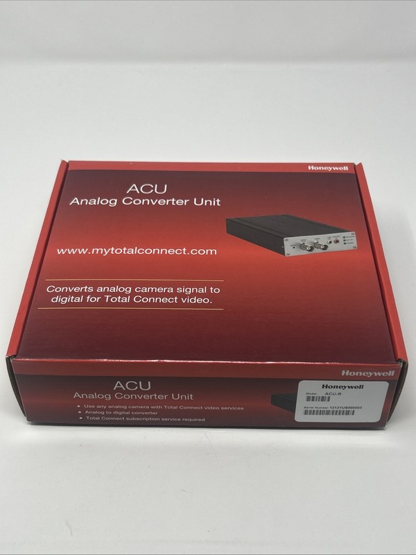 NEW Honeywell ACU Analog Converter Unit Coverts Analog Camera Signal To Digital