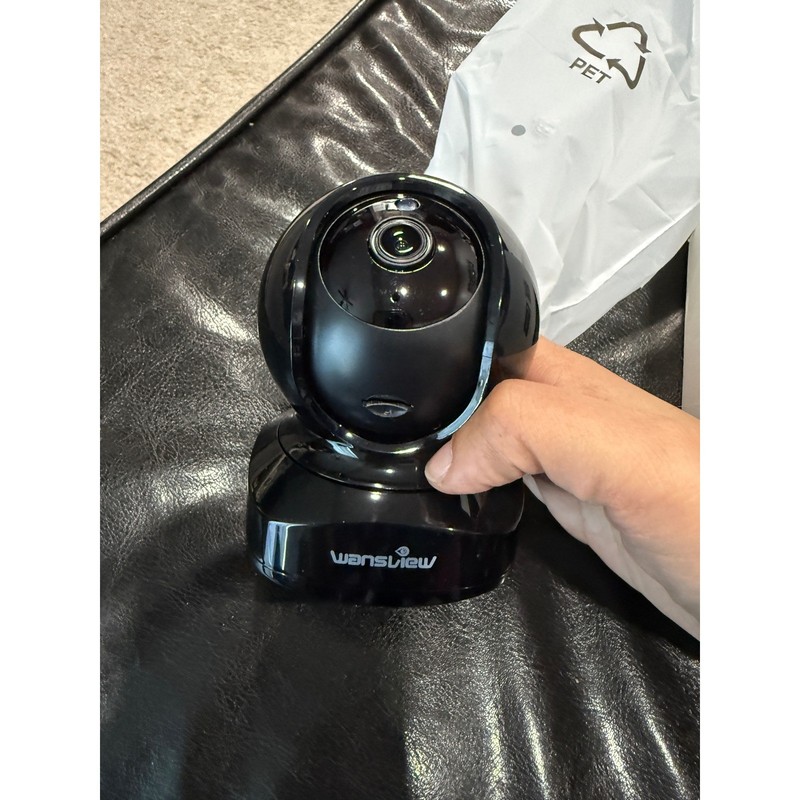 Wansview Q5 2K Indoor Security Camera Black Pan Tilt Night Vision gallery