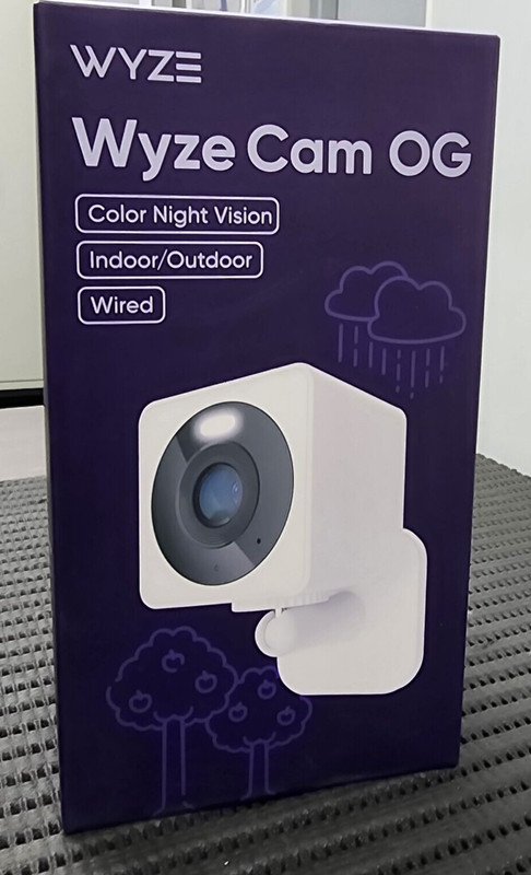 WYZE WYZECGS-RB CAM OG 1080P WIFI SMART SECURITY 3X ZOOM COLOR NIGHT VISION
