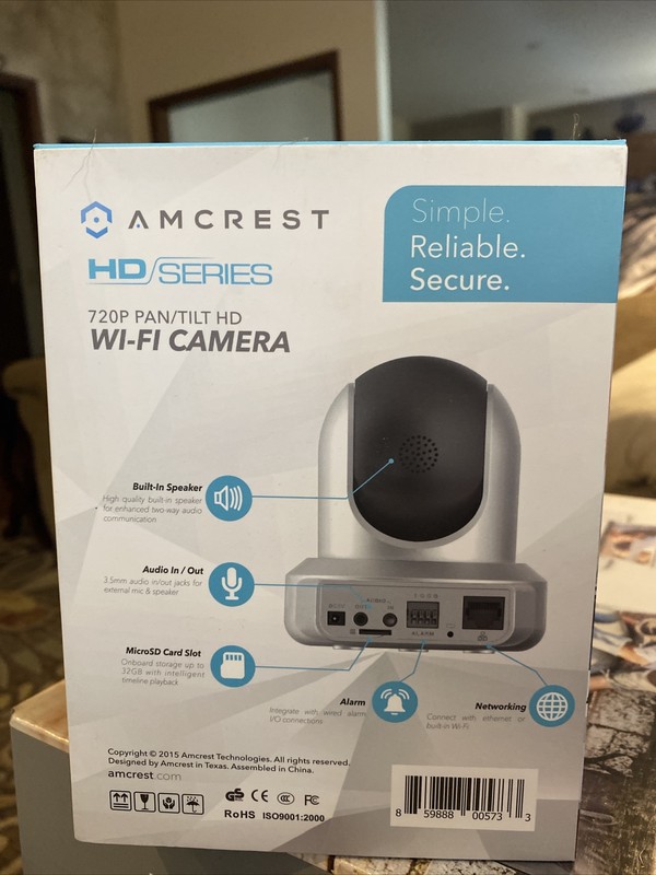 Amcrest HD Series 720p Wi-Fi Wireless IP Security Surveillance Camera System... gallery
