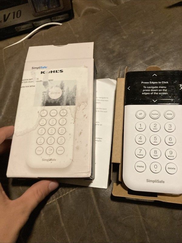 Simplisafe for security alarm system EXTRA KEYPAD KPD301 Open Box