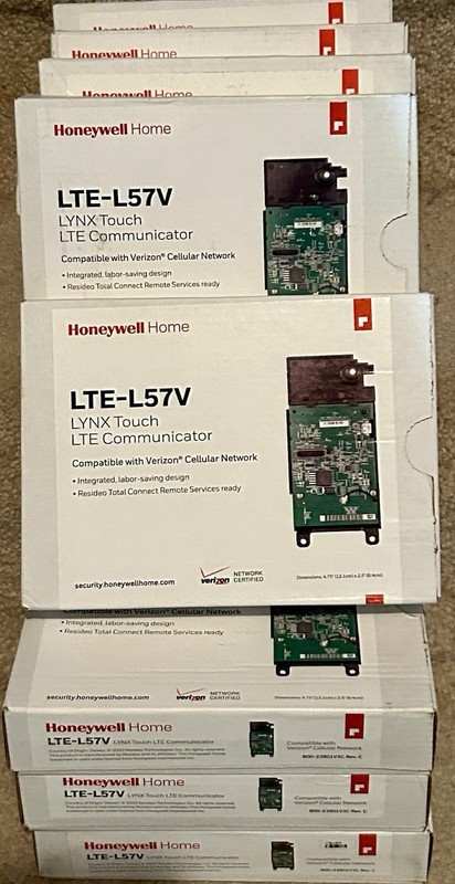 Honeywell LTE-L57V Verizon LTE Communicator Lynx Touch L5210 L7000 LOT OF 8! NEW