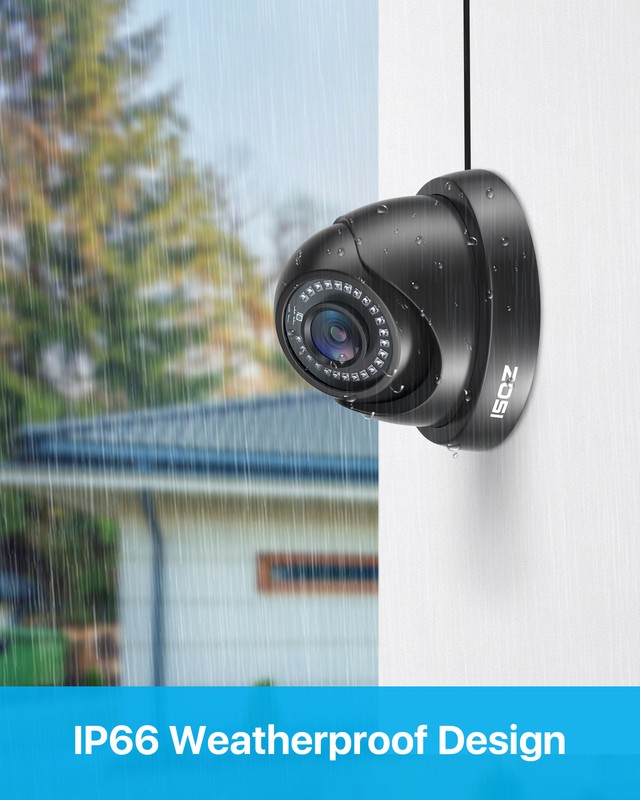 ZOSI 4PK 1080p TVI Security Cameras Outdoor Indoor CCTV Dome 80ft Night Vision gallery