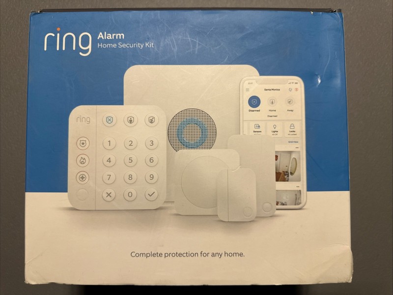 Ring Alarm 8-Piece Security Kit, 2nd Gen Home Security System w/Alexa Brand New