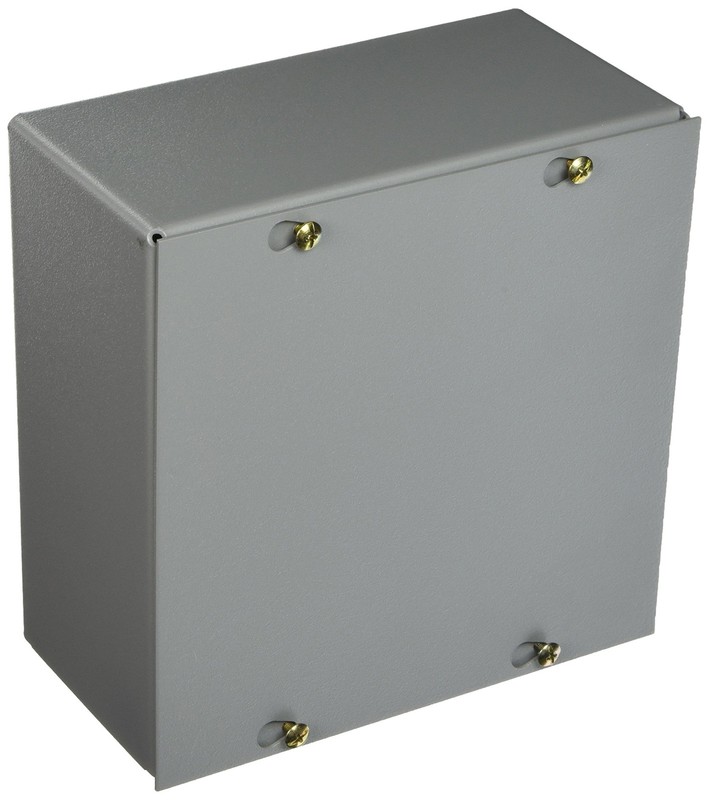 Wiegmann SC080804NK SC-Series NEMA 1 Screw Cover Wallmount Pull Box, No Gray