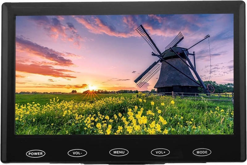 Security Monitor 7 Inch IPS Small HDMI Portable Monitor USB Powered HD Computer