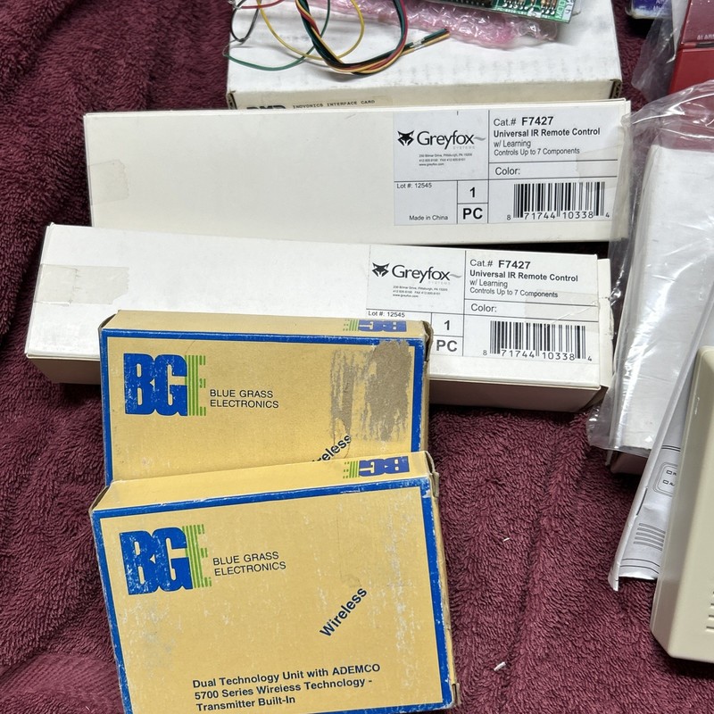 Lot Of Security Alarm Equipment. Napco, Greyfox,DMP, BGE, Magnum Alert gallery