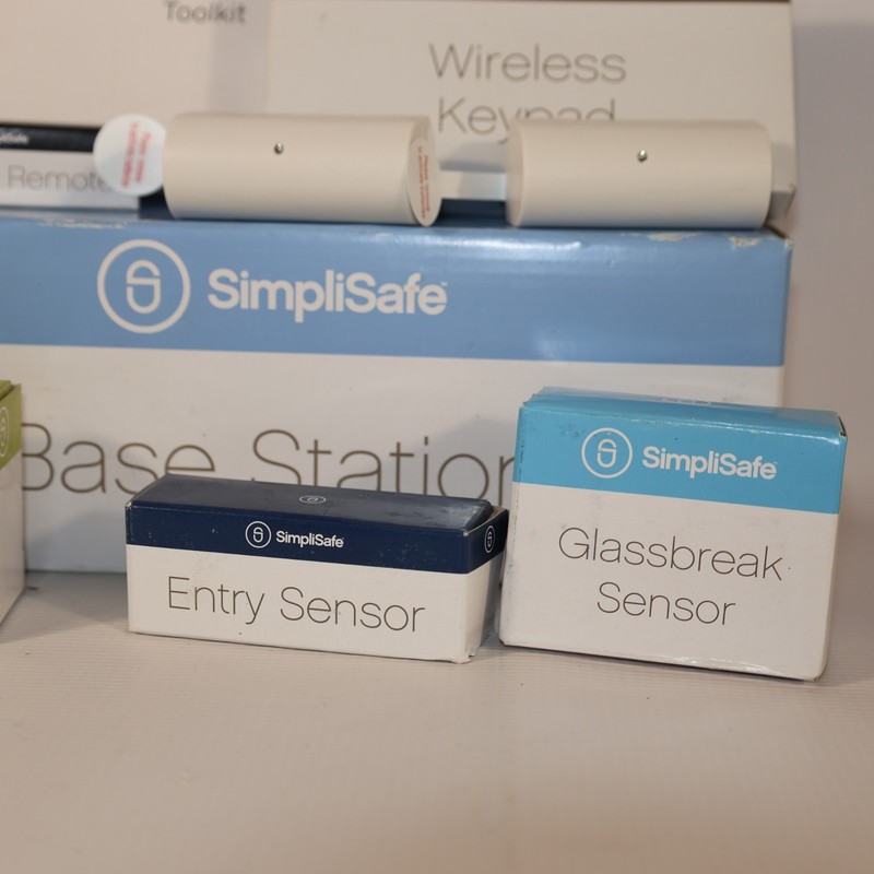 SimpliSafe Wireless Home Security System Starter Kit Base Keypad 2 Sensors & Fob gallery