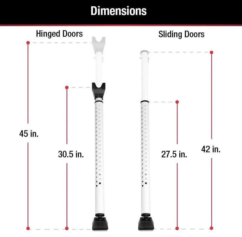 MASTERLOCK Dual Function Door Security Bar NEW gallery