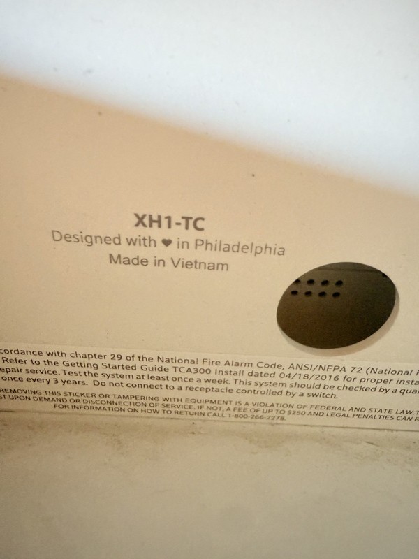 Technicolor Xfinity Home Security Touchscreen Control Panel XH1-TC no cord gallery