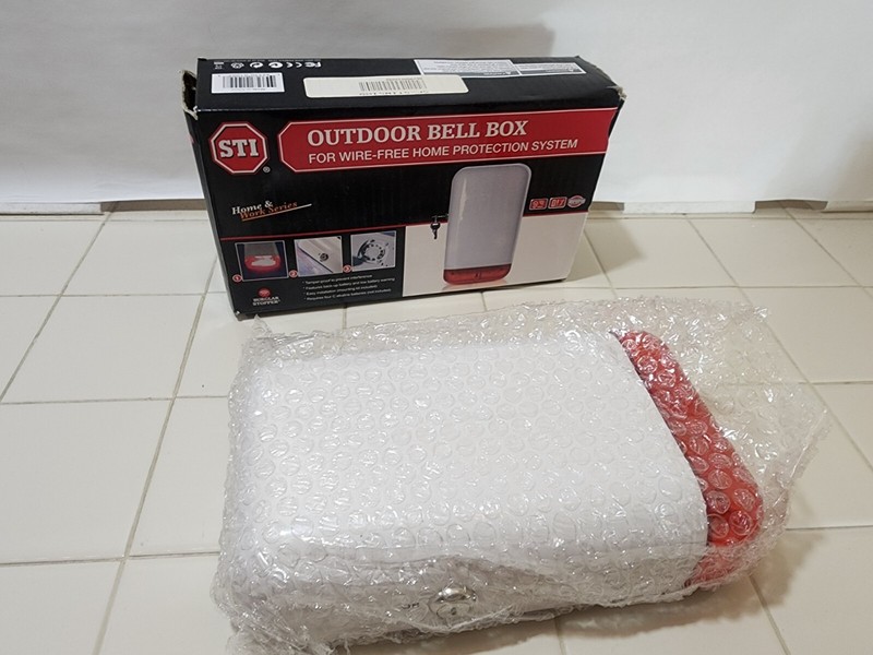 STI Outdoor Bell Box Wire Free Home Protection System STI-WS109 - Key Missing