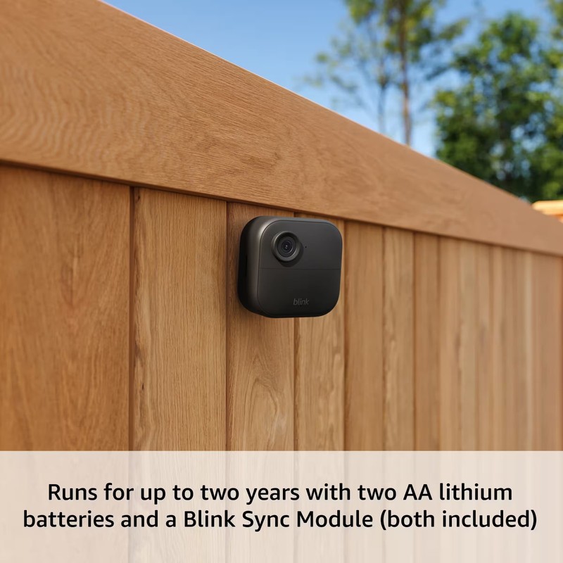 Blink - Outdoor 4 Wireless smart security camera, two-year battery life, 10... gallery