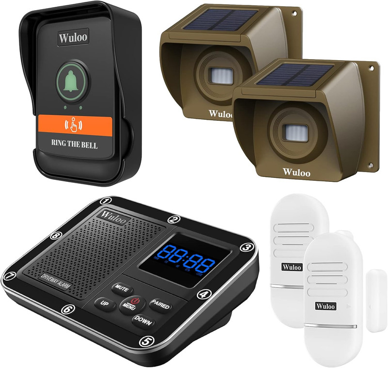 Wireless Alarm System for Home Security Expandable – 6-Piece Kit Include Doorbel