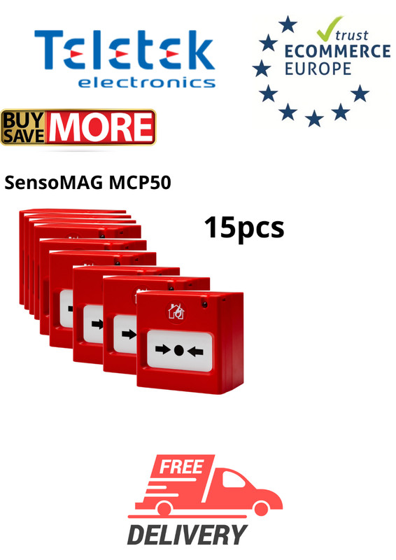 TELETEK Fire Alarm Solutions / Conventional / Detectors / SensoMAG MCP50 15pcs