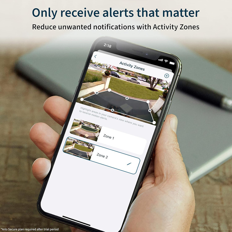 Arlo Pro 4 Spotlight Camera - 1 Pack - Wireless Security, 2K Video & HDR Color gallery