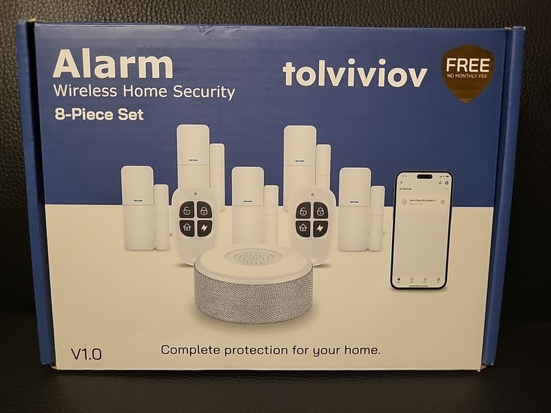 Tolviviov Wireless Home Alarm System Security 8pc Kit Bundle Set No Fees V1.0 Nw