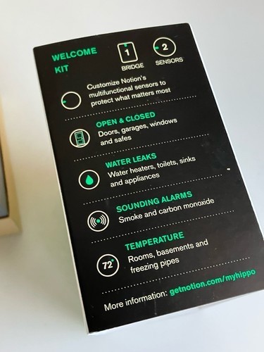 Hippo Smart Home Monitoring System Notion NOTB-2S1BW-HIP-H gallery