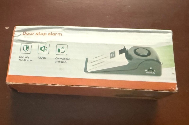 Upgraded Door Stop Alarm .Base for Home Security