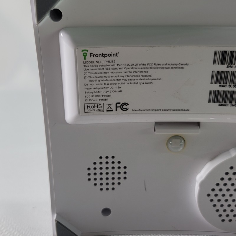 Frontpoint Hub Home Security System Model FPHUB2 -working, NoCords gallery