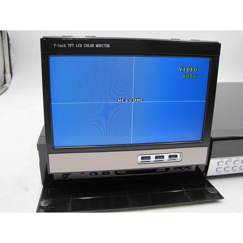 Digital QSDF8204 Video Security Recording System 250GB W/LCD PARTS OR REPAIR gallery