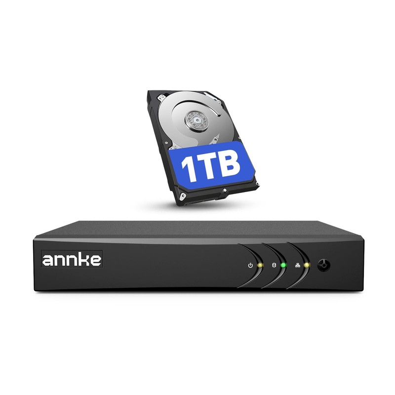 8 Channel 3K Lite Security Digital Video Recorder 1TB HDD H.265+ 5in1