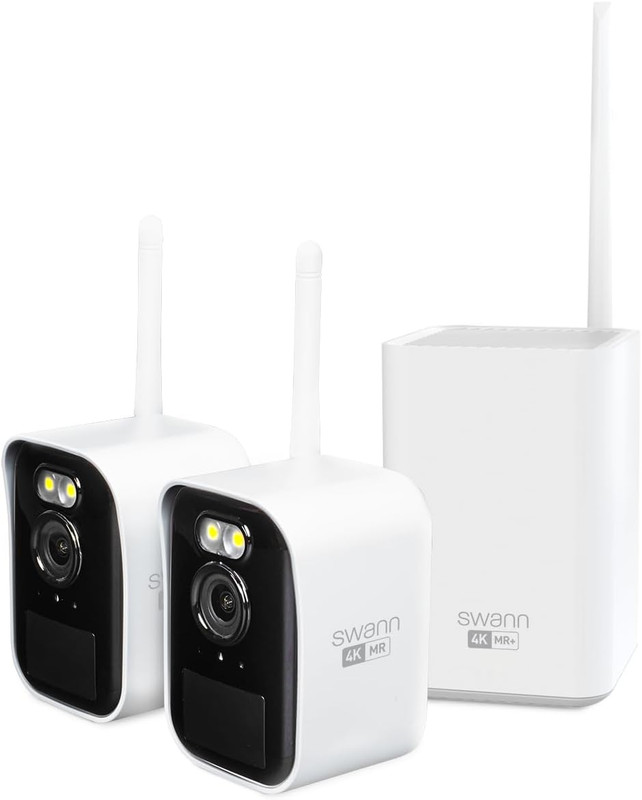 Maxranger Mini Kit 4K Wireless NVR Security System 2-Cam Kit,4K Camera Forever C