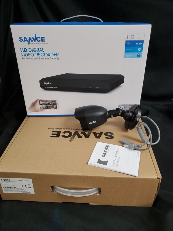 SANNCE 8CH HDMI DVR 1080P Full Color Night Vision CCTV System w/ 6 Cameras gallery