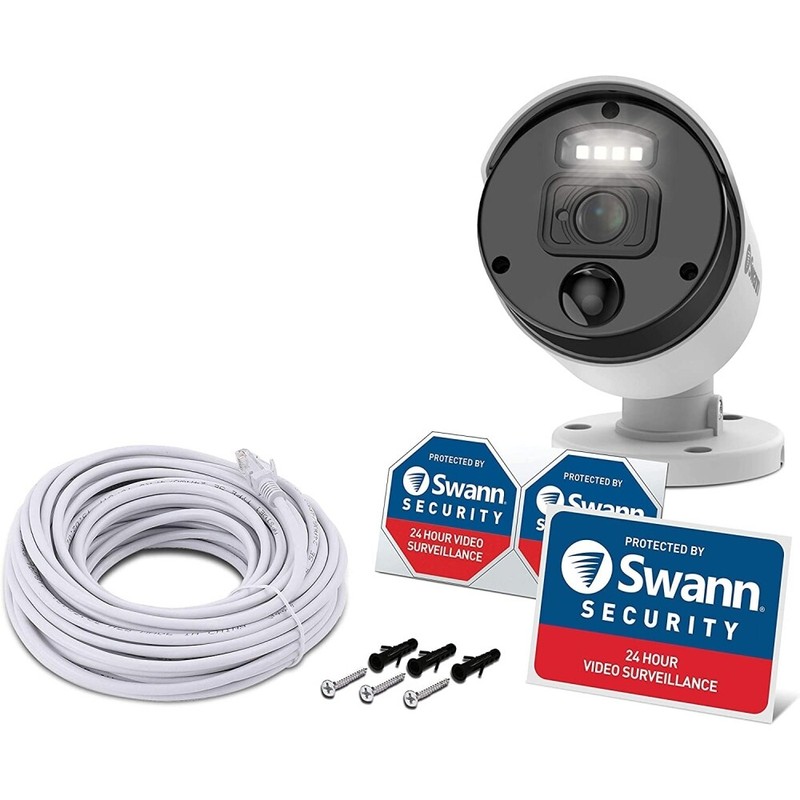 Swann Master-Series Add-on 4K Upscale Night2Day Bullet Security Camera 875WLB gallery