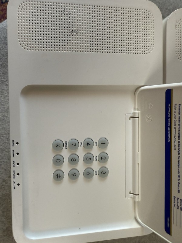 ADT TSSBU311022U Security System Keypad, USED TETSED GOOD NO ISSUES gallery