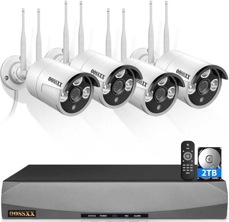 Wireless Outdoor Security Camera System 2026 IP67 NVR