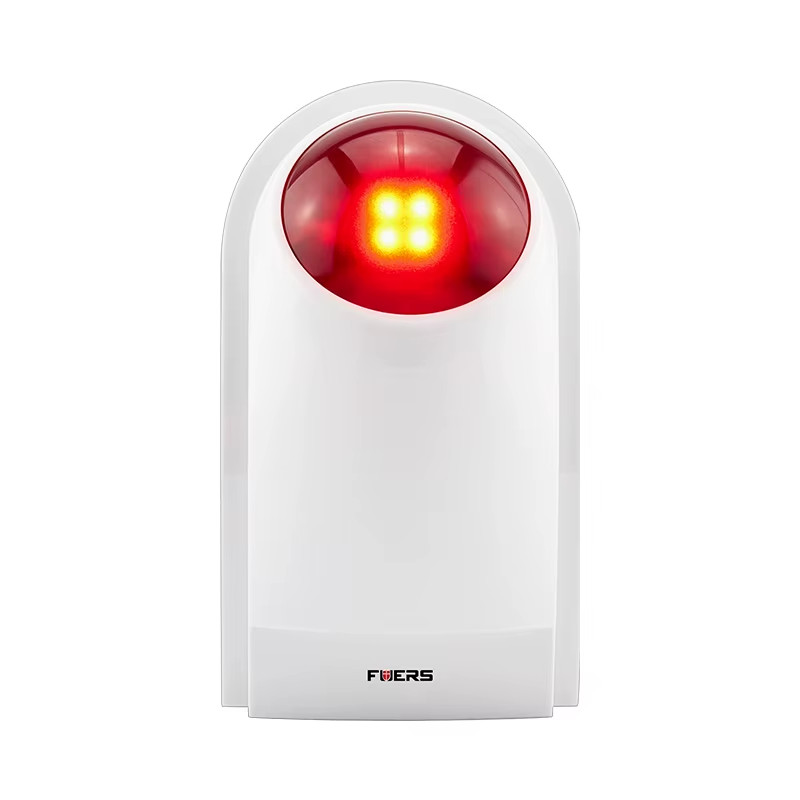J008 Flash Siren Smart Home Alarm Outdoor Siren Sound Strobe Flash Alarm Siren F